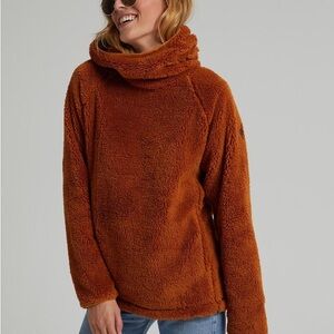Burton Rust Women's Sherpa Fleece Sweater